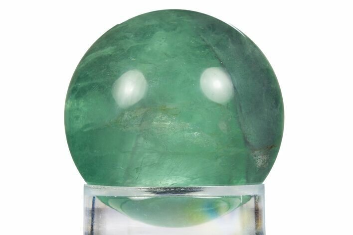 Polished Green Fluorite Sphere - China #319772